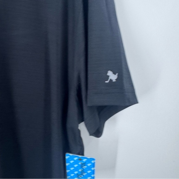 NWT Birdies Bound Black Polo Shirt Classic Short-Sleeve - Picture 3 of 10